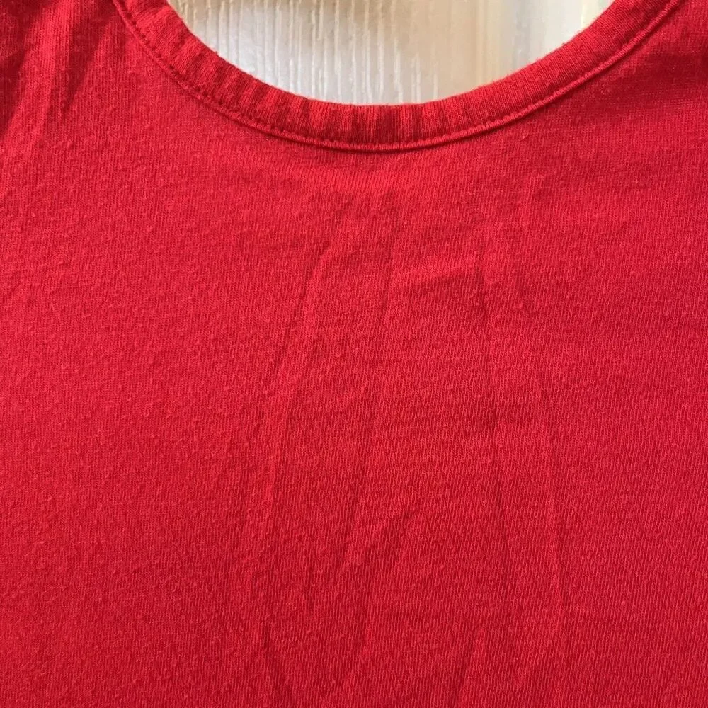 Old Navy Girls Scoop Back Red Tutu Dress Long Sleeve Size 5T